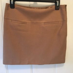 Gap tan wool mini skirt
